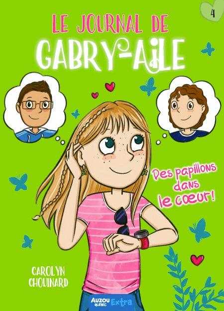 Couverture de Des papillons dans le cœur!