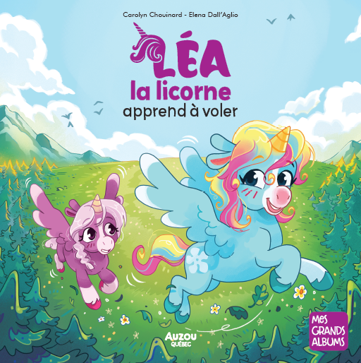 Couverture de Léa la licorne apprend à voler