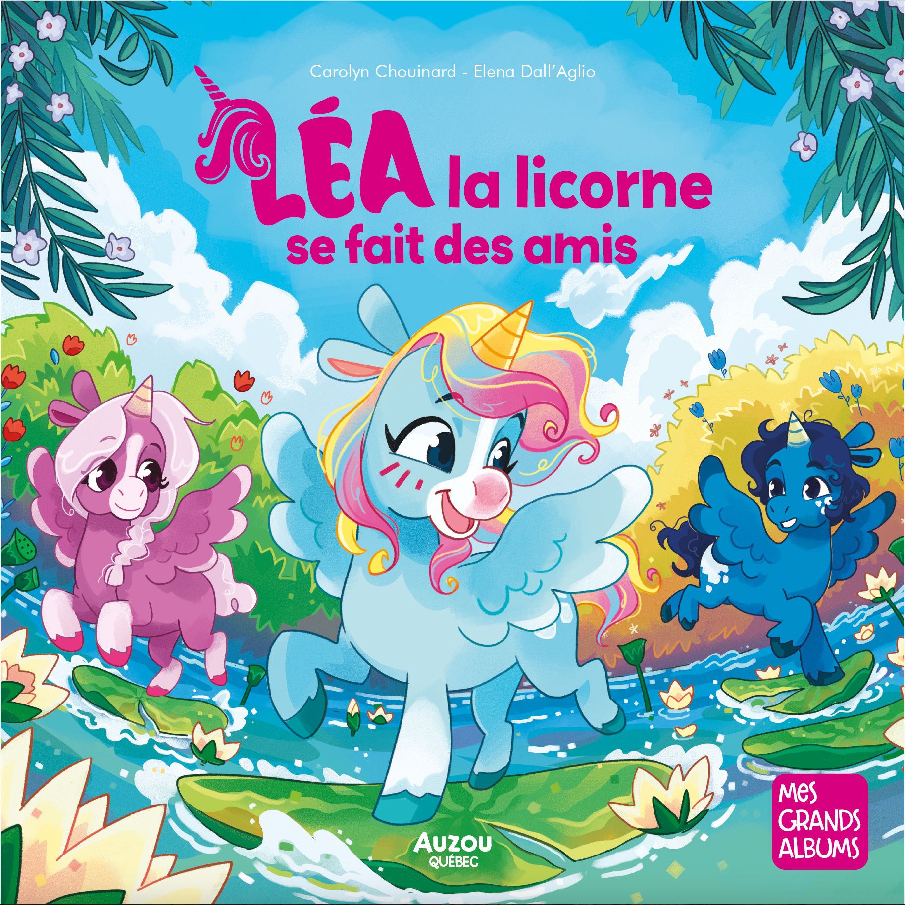 Couverture de Léa la licorne se fait des amis